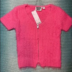 New with tags. Pink sexy sweater.💕